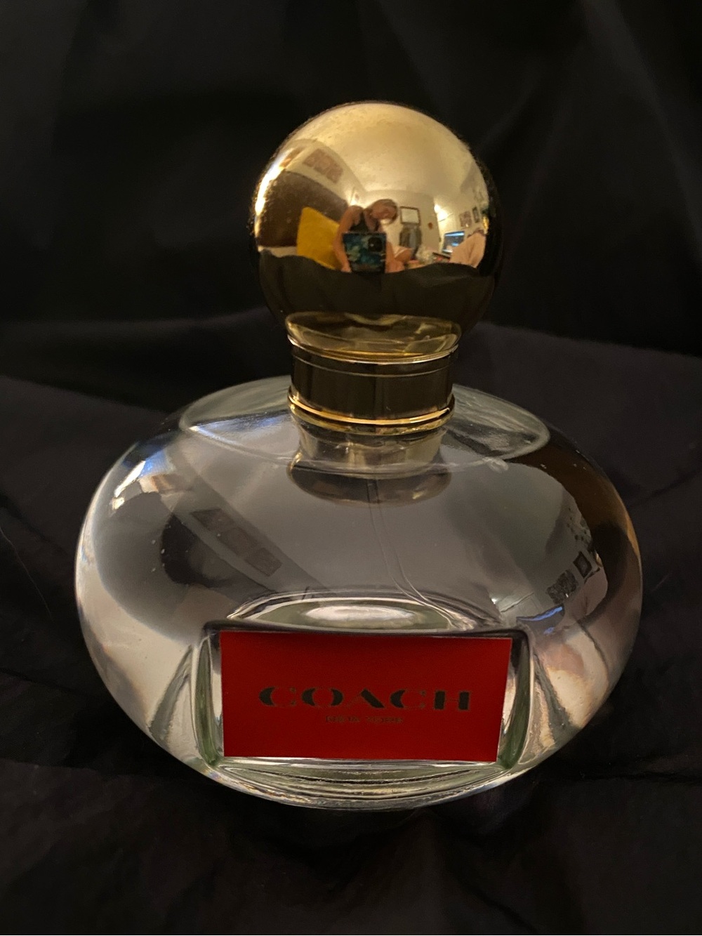 Coach Poppy Perfume with Gold Cap and Red Label